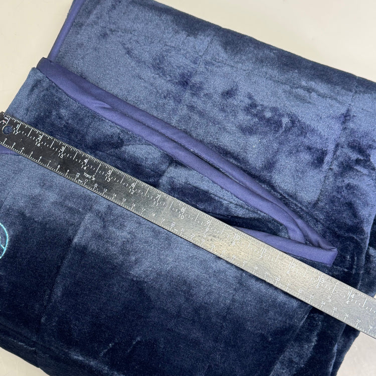 THERA Weighted Blanket Sz 42" x 66", Calming Navy BL613K