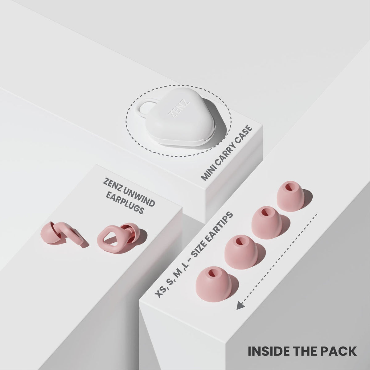 ZENZ - Unwind Earplugs - Mystic Pink