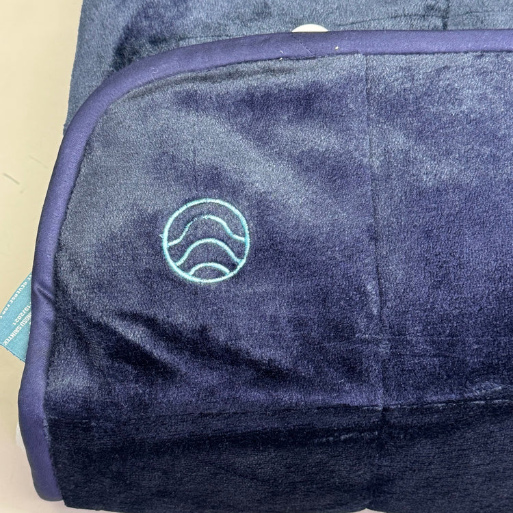 THERA Weighted Blanket Sz 42" x 66", Calming Navy BL613K