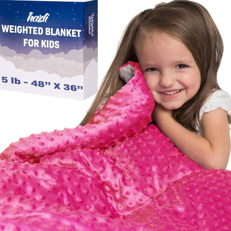 Kids Weighted Blanket with Removable Minky Cover