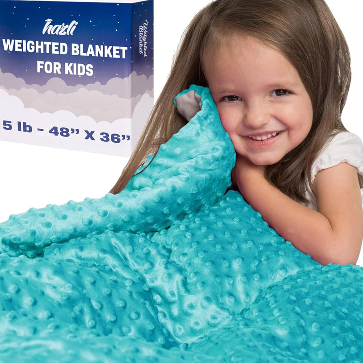 Kids Weighted Blanket with Removable Minky Cover