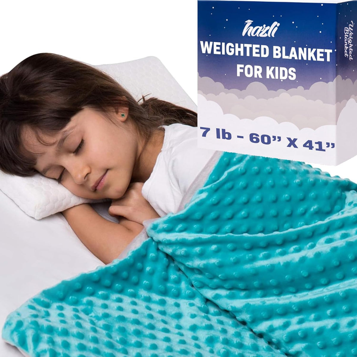 Kids Weighted Blanket with Removable Minky Cover