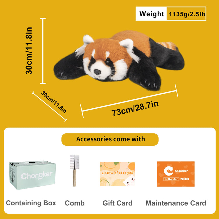 Red Panda Weighted Plush – 2.5 lb