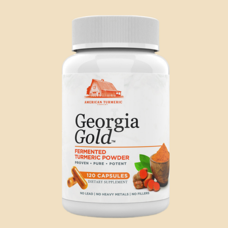 Georgia Gold Fermented Turmeric Capsules – 120 Capsules