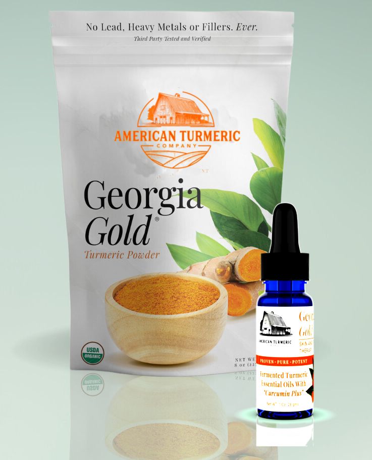 Organic Turmeric Powder & Fermented Turmeric Oil Bundle