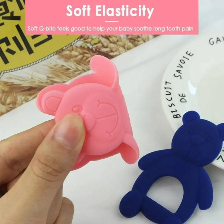 New Silicone Baby Teethers Cute Bear Shape Kids Teethers Safety Children Teething Infants Chewing Toys Newborn Dental Care